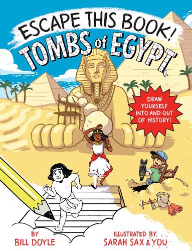 Паперова книга «Escape This Book! Tombs of Egypt», авторів Білл Дойл, Сара Сакс - фото №1