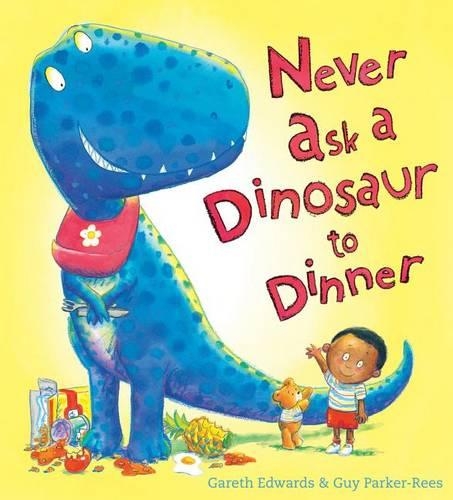 Паперова книга «Never Ask a Dinosaur to Dinner», автор Гарет Едвардс - фото №1