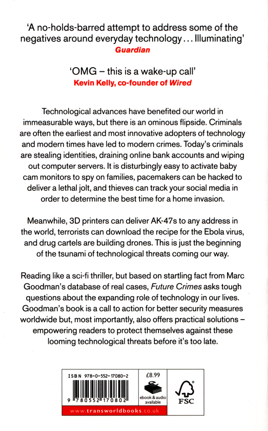 Бумажная книга «Future Crimes. Inside The Digital Underground and the Battle For Our Connected World», автор Марк Гудмэн - фото №1