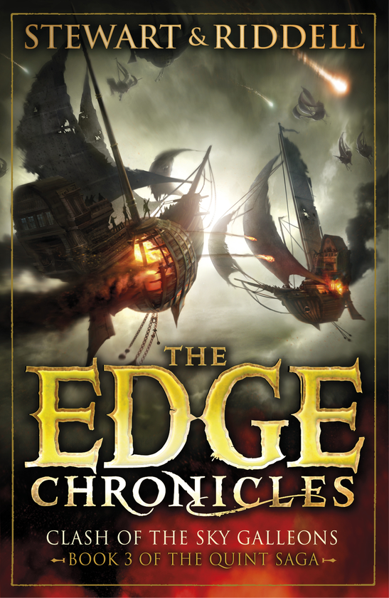 Бумажная книга «The Edge Chronicles 3: Clash of the Sky Galleons», авторов Пол Стюарт, Крис Ридделл - фото №1