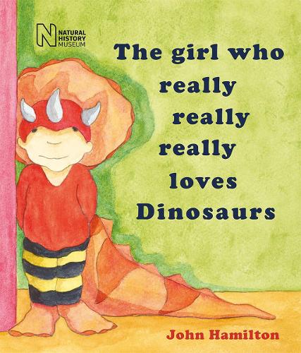Бумажная книга «The girl who really really really loves dinosaurs», автор Джон Гамильтон - фото №1