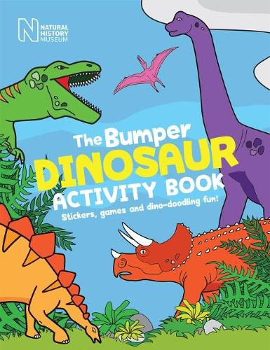 Бумажная книга «The Bumper Dinosaur Activity Book: Stickers, games and dino-doodling fun!», автор Музей естественной истории - фото №1