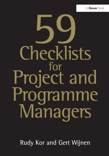 Паперова книга «59 Checklists for Project and Programme Managers», автор Руді Кор - фото №1