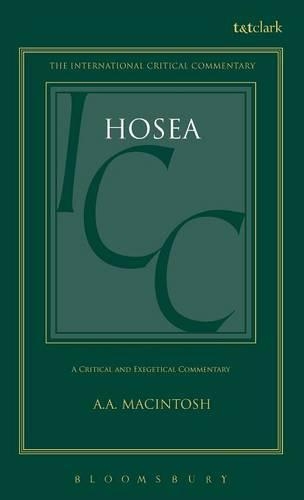Паперова книга «Hosea (ICC)», автор А.А. Макінтош - фото №1