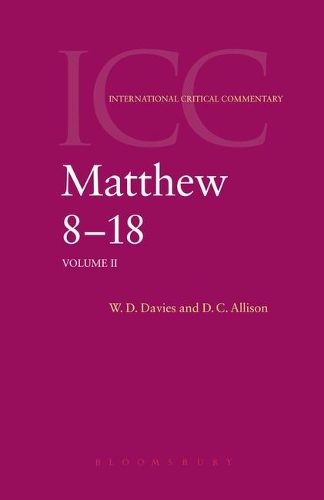 Бумажная книга «Matthew 8-18: Volume 2», автор У. Д. Дэвис - фото №1