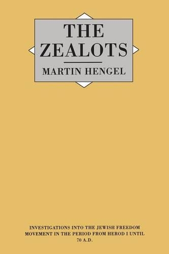 Бумажная книга «Zealots», автор Мартин Хенгель - фото №1