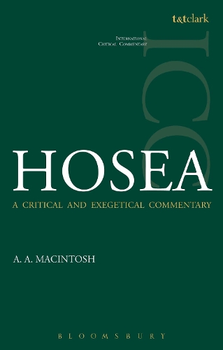 Бумажная книга «Hosea (ICC)», автор А.А. Макинтош - фото №1