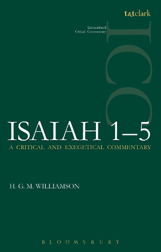 Бумажная книга «Isaiah 1-5 (ICC): A Critical and Exegetical Commentary», автор Х.Г.М. Уильямсон - фото №1
