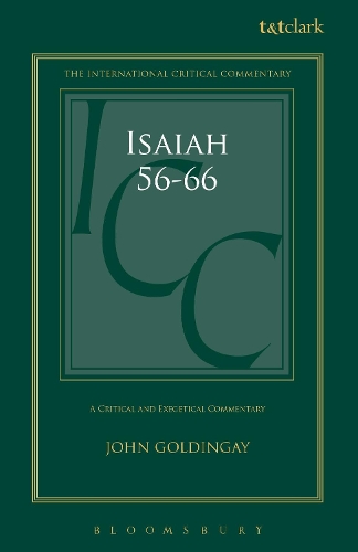 Бумажная книга «Isaiah 56-66 (ICC): A Critical and Exegetical Commentary», автор Джон Голдингей - фото №1