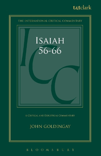 Бумажная книга «Isaiah 56-66 (ICC): A Critical and Exegetical Commentary», автор Джон Голдингей - фото №1