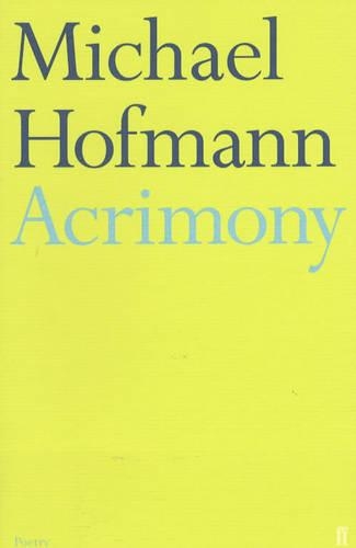 Бумажная книга «Acrimony», автор Майкл Хофманн - фото №1
