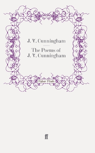 Паперова книга «The Poems of  J. V. Cunningham», автор Дж. В. Каннінгем - фото №1