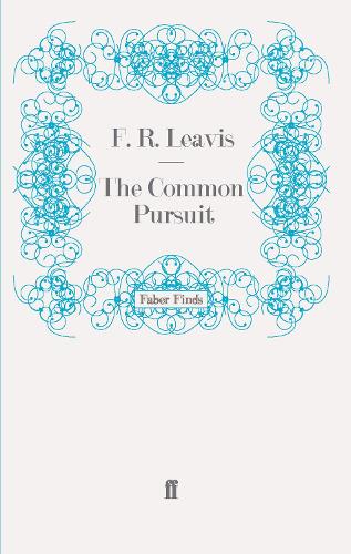 Паперова книга «The Common Pursuit», автор Ф. Р. Лівіс - фото №1