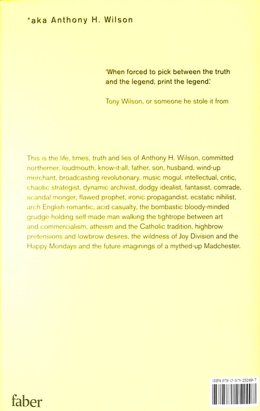 Паперова книга «From Manchester With Love. The Life and Opinions of Tony Wilson», автор Пол Морлі - фото №1