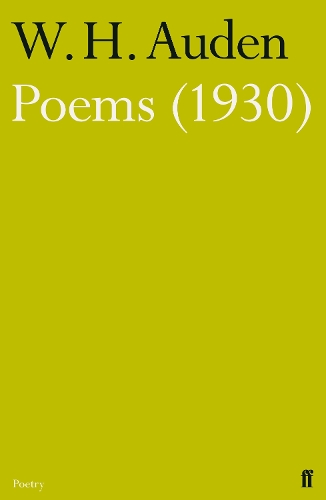 Бумажная книга «Poems (1930)», автор У.Х. Ауден - фото №1