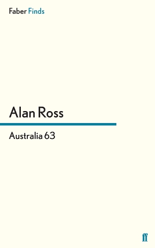 Паперова книга «Australia 63», автор Алан Росс - фото №1