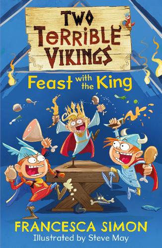 Бумажная книга «Two Terrible Vikings Feast with the King», автор Франческа Саймон - фото №1