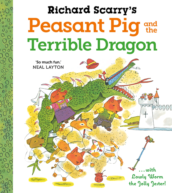 Бумажная книга «Richard Scarry's Peasant Pig and the Terrible Dragon», автор Ричард Скарри - фото №1