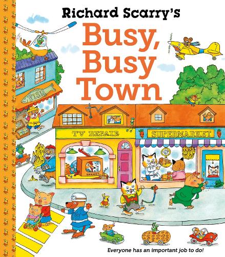 Бумажная книга «Richard Scarry's Busy Busy Town», автор Ричард Скарри - фото №1