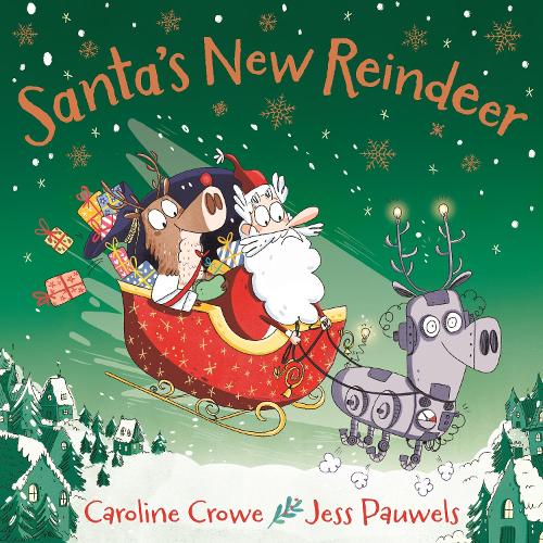 Бумажная книга «Santa's New Reindeer», автор Кэролайн Кроу - фото №1
