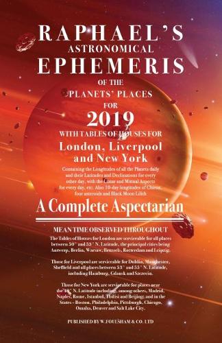 Бумажная книга «Raphael's Ephemeris 2019», автор Эдвин Рафаэль - фото №1