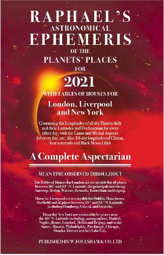 Бумажная книга «Raphael's Ephemeris 2021», автор Эдвин Рафаэль - фото №1