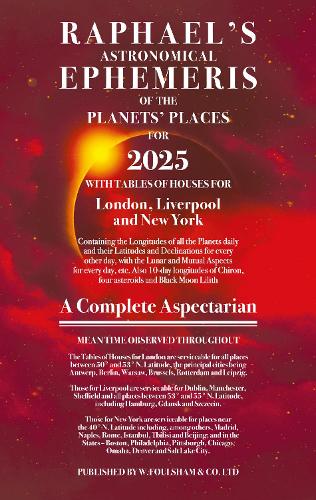 Бумажная книга «Raphael's Ephemeris 2025», автор Эдвин Рафаэль - фото №1