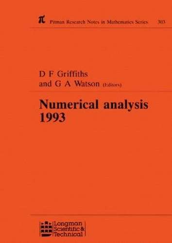 Паперова книга «Numerical Analysis 1993», авторів Д.Ф. Гріффітс, Г.А. Ватсон - фото №1