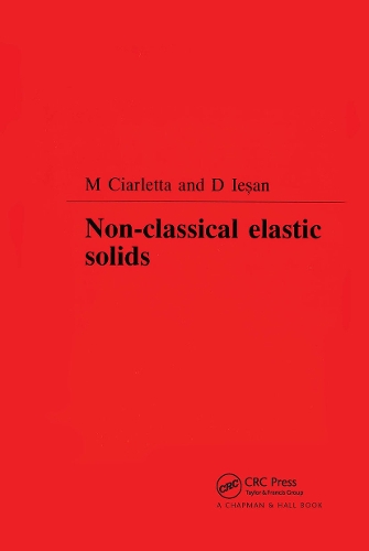 Бумажная книга «Non-Classical Elastic Solids», авторов Д. Иесан, Микеле Чиарлетта - фото №1