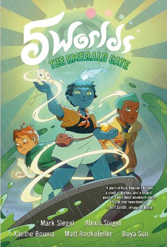 Бумажная книга «5 Worlds Book 5: The Emerald Gate», авторов Алексис Сигел, Марк Зигель - фото №1