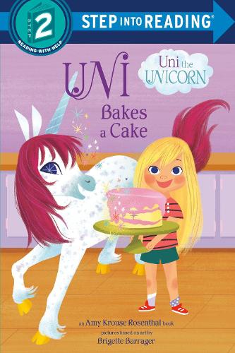 Паперова книга «Uni the Unicorn Bakes a Cake», автор Емі Круз Розенталь - фото №1