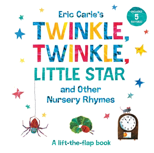 Бумажная книга «Eric Carle's Twinkle, Twinkle, Little Star and Other Nursery Rhymes: A Lift-the-Flap Book», автор Эрик Карл - фото №1