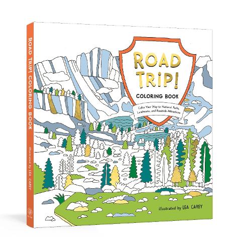 Бумажная книга «Road Trip!: Coloring Book», автор Поттер Гифт - фото №1