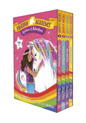Паперова книга «Unicorn Academy: Rainbow of Adventure Boxed Set (Books 1-4)», автор Джулі Сайкс - фото №1