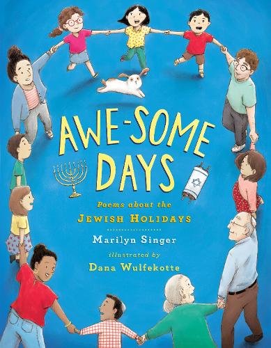 Паперова книга «Awe-some Days: Poems about the Jewish Holidays», автор Мерилін Сінгер - фото №1