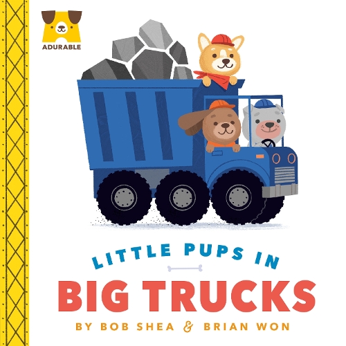 Бумажная книга «Adurable: Little Pups in Big Trucks», автор Боб Ши - фото №1