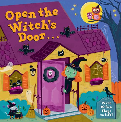 Паперова книга «Open the Witch's Door: A Halloween Lift-the-Flap Book», автор Дженні Хо - фото №1