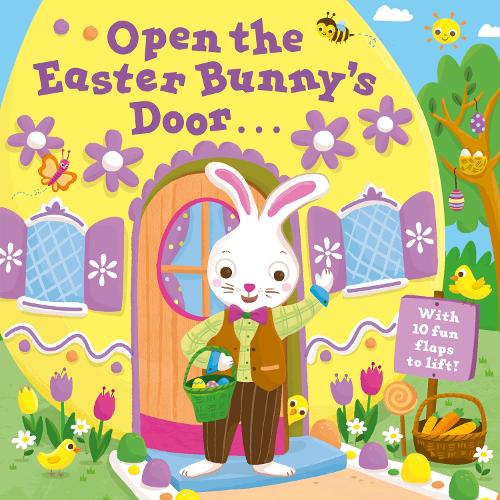 Паперова книга «Open the Easter Bunny's Door: An Easter Lift-the-Flap Book», автор Дженні Хо - фото №1