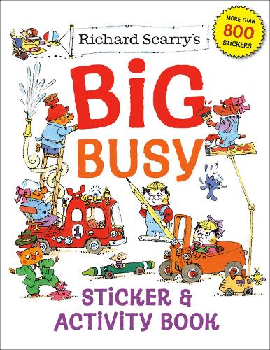 Паперова книга «Richard Scarry's Big Busy Sticker and Activity Book», автор Річард Скаррі - фото №1