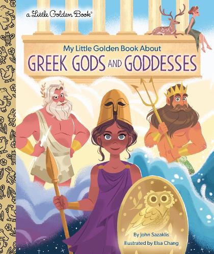 Паперова книга «My Little Golden Book About Greek Gods and Goddesses», автор Джон Сазакліис - фото №1