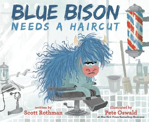 Паперова книга «Blue Bison Needs a Haircut», авторів Піт Освальд, Скотт Ротман - фото №1