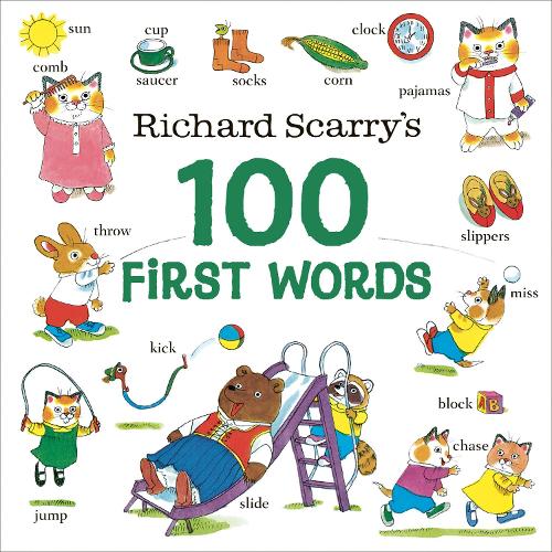 Бумажная книга «Richard Scarry's 100 First Words», автор Ричард Скарри - фото №1