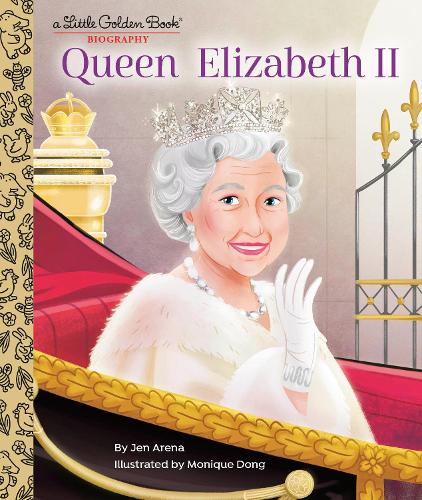Бумажная книга «Queen Elizabeth II: A Little Golden Book Biography», авторов Джен Арена, Моник Донг - фото №1