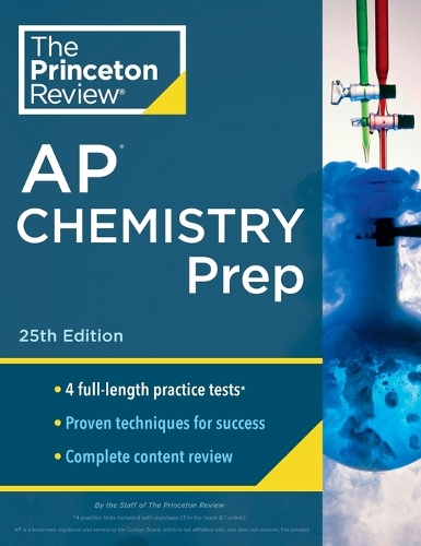 [object Object] «Princeton Review AP Chemistry Prep, 2024: 4 Practice Tests + Complete Content Review + Strategies & Techniques», автор The Princeton Review - фото №1