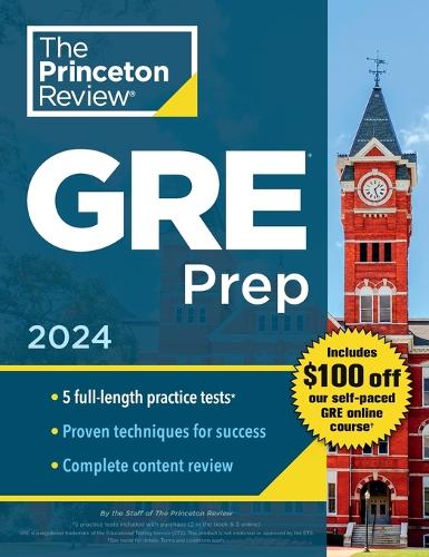 Паперова книга «Princeton Review GRE Prep, 2024», автор Princeton Review - фото №1