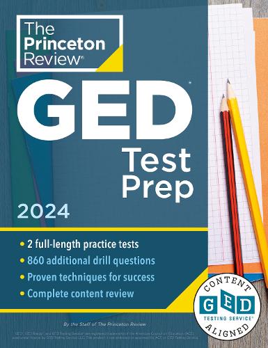 Паперова книга «Princeton Review GED Test Prep, 2024: 2 Practice Tests + Review & Techniques + Online Features», автор Princeton Review - фото №1