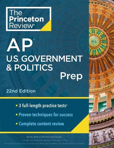 [object Object] «Princeton Review AP U.S. Government & Politics Prep, 2024: 3 Practice Tests + Complete Content Review + Strategies & Techniques», автор The Princeton Review - фото №1