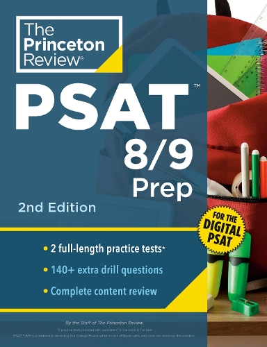 Паперова книга «Princeton Review PSAT 8/9 Prep: 2 Practice Tests + Content Review + Strategies for the Digital PSAT», автор Princeton Review - фото №1