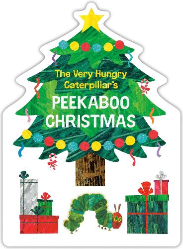 Паперова книга «The Very Hungry Caterpillar's Peekaboo Christmas», автор Ерік Карл - фото №1