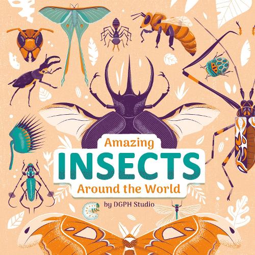 Бумажная книга «Amazing Insects Around the World», автор DGPH Stufio - фото №1